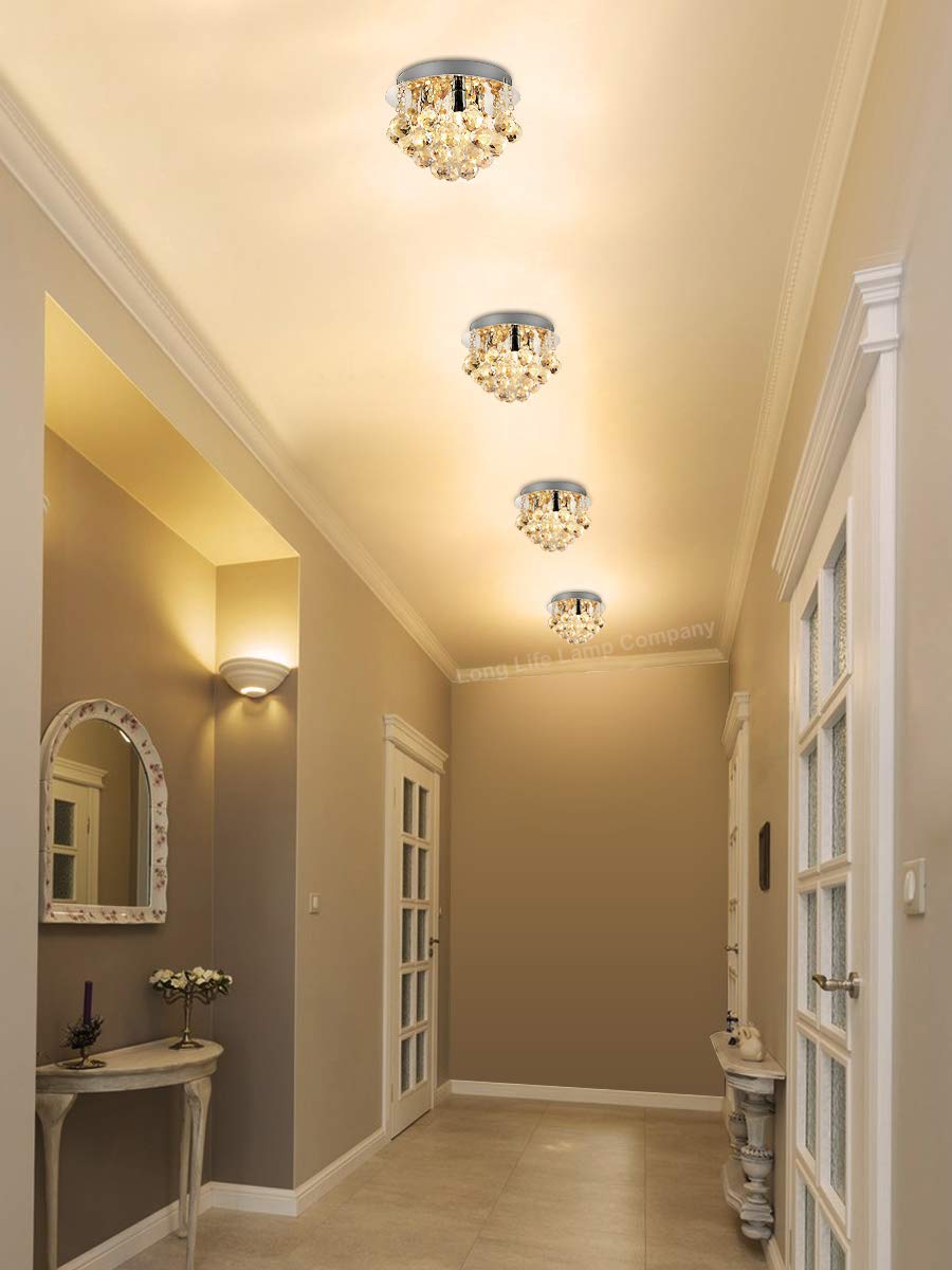 Modern Small Round Chandelier Reflective Base - Energy Light Bulbs - Free delivery on all orders