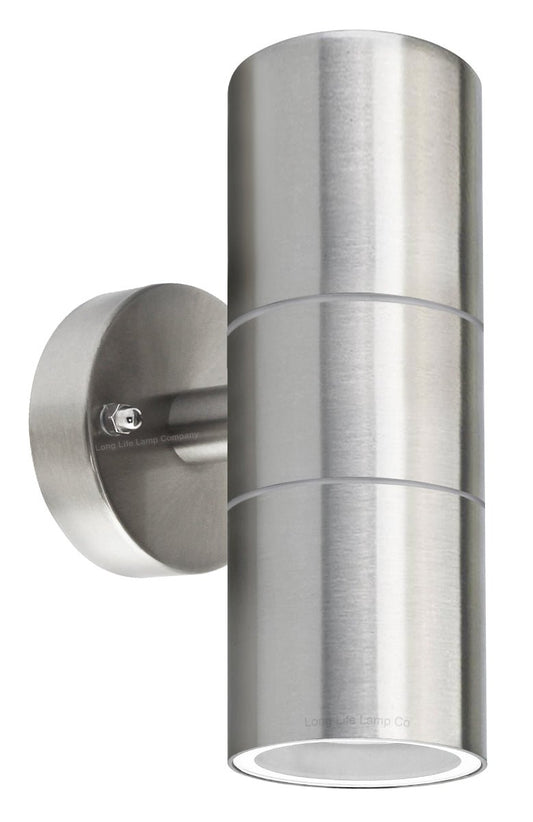 Modern Stainless Steel Double Outdoor Wall Light IP65 Wall Light - Energy Light Bulbs - Free delivery on all orders