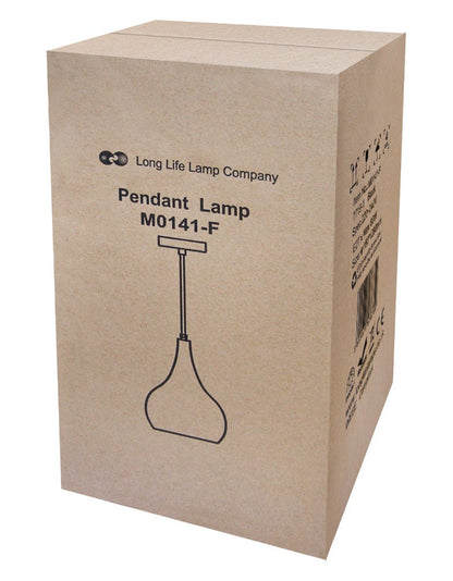 Modern Teardrop Pendant Ceiling Light Black Shade Contemporary Hanging Lamp - Energy Light Bulbs - Free delivery on all orders