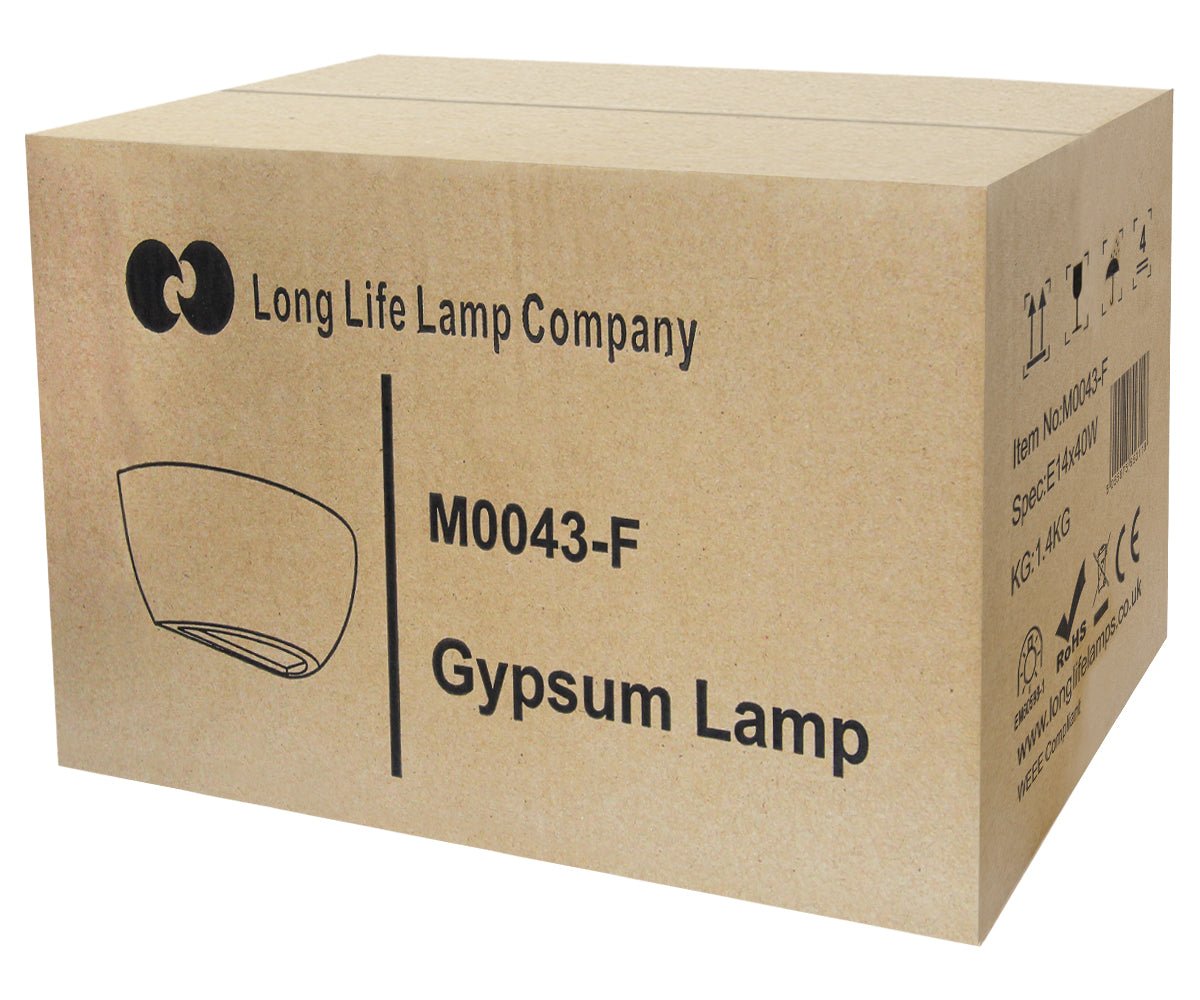 Modern Unique Style White Ceramic Indoor Contemporary Wall Light Lamp - Energy Light Bulbs - Free delivery on all orders