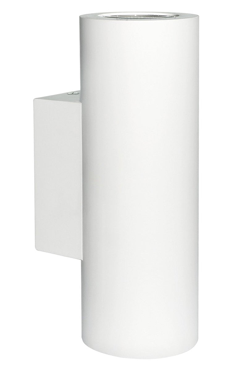Modern White Ceramic Up & Down Contemporary Indoor Wall Light Lamp - Energy Light Bulbs - Free delivery on all orders