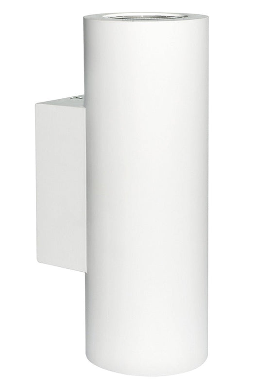 Modern White Ceramic Up & Down Contemporary Indoor Wall Light Lamp - Energy Light Bulbs - Free delivery on all orders