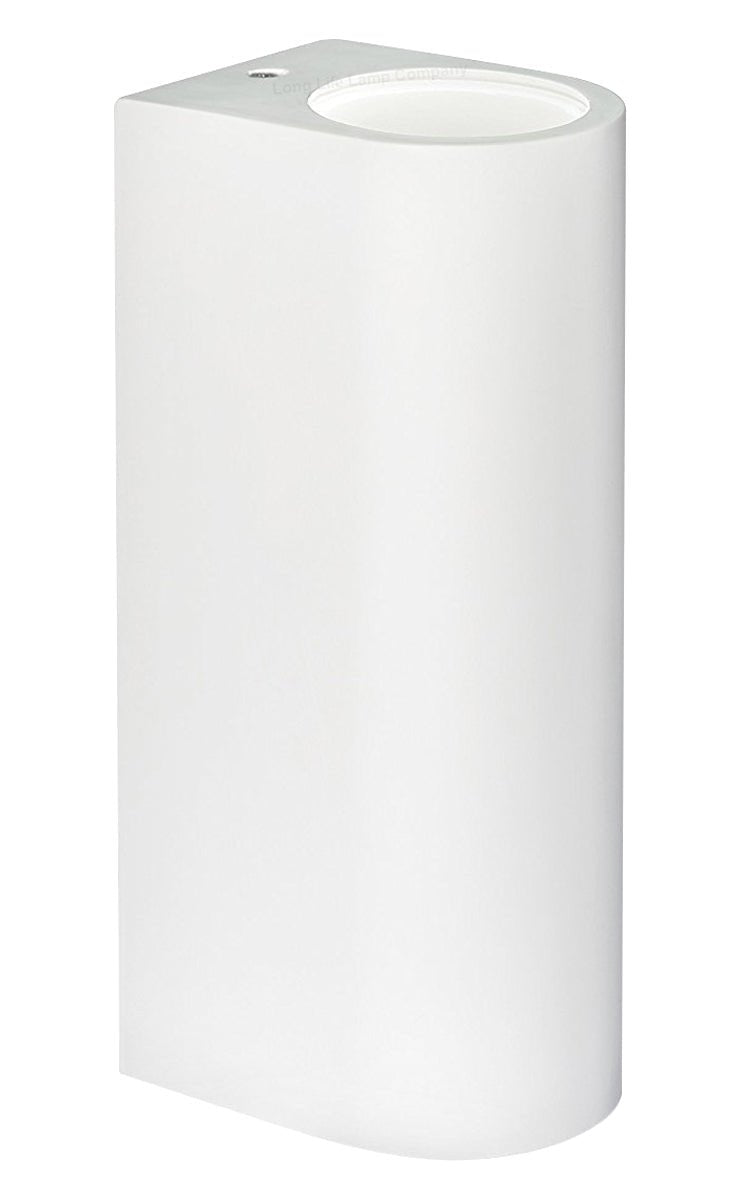 Modern White Ceramic Up & Down Indoor Wall Light Lamp - Energy Light Bulbs - Free delivery on all orders