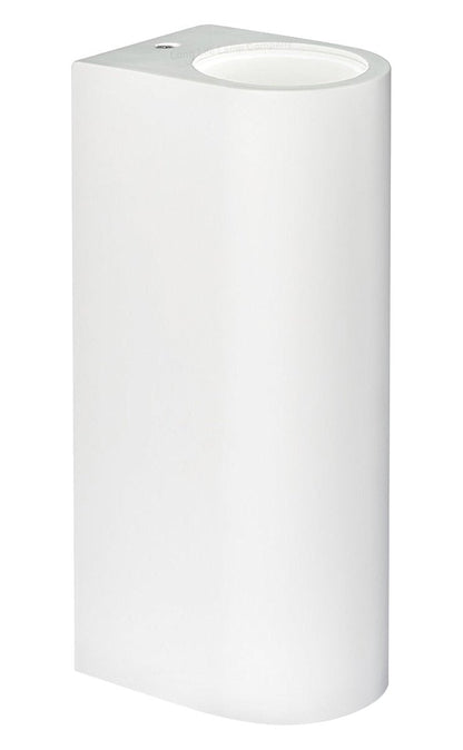 Modern White Ceramic Up & Down Indoor Wall Light Lamp - Energy Light Bulbs - Free delivery on all orders