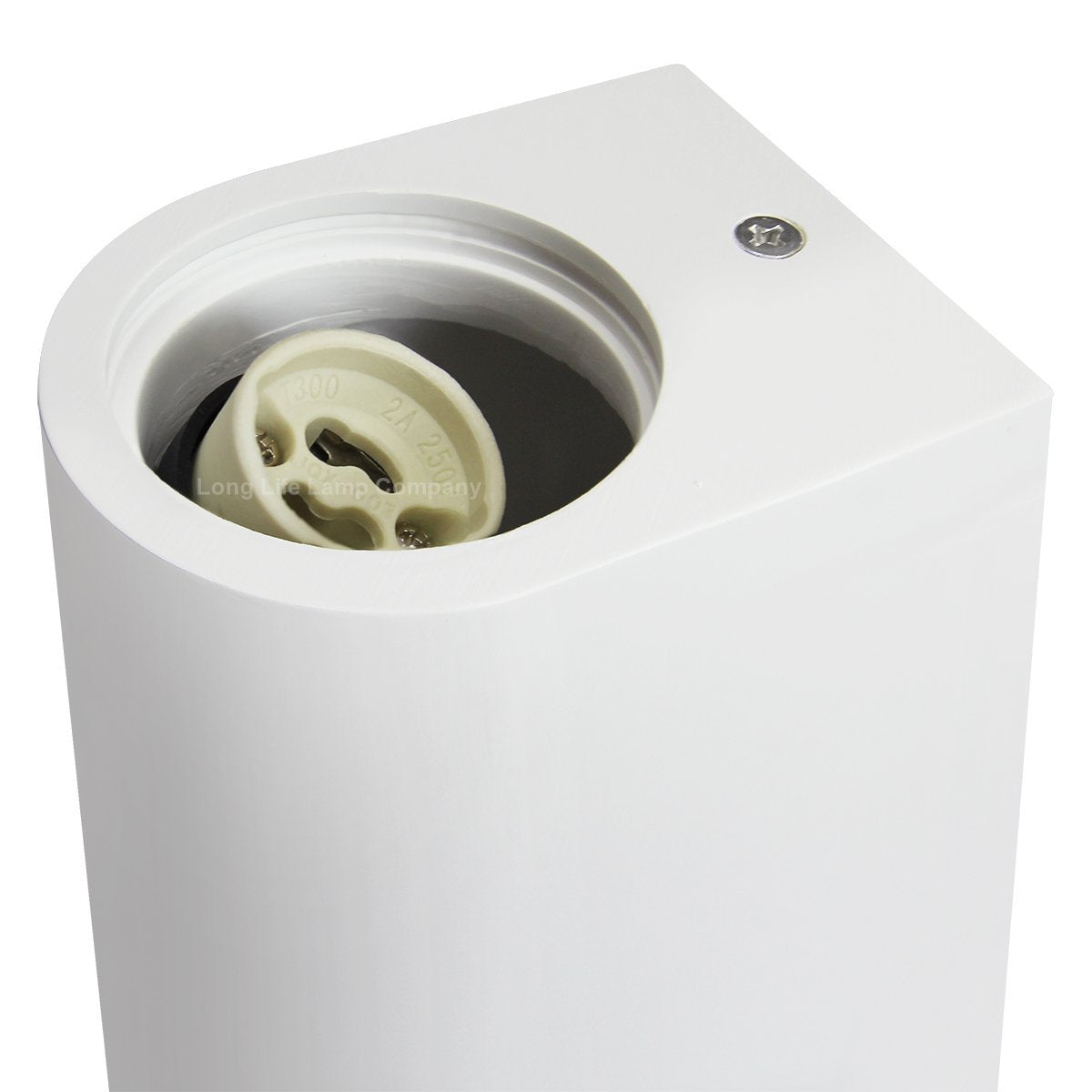 Modern White Ceramic Up & Down Indoor Wall Light Lamp - Energy Light Bulbs - Free delivery on all orders