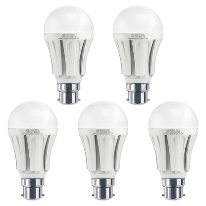 Multipack 10w B22 Bayonet Cap LED Light Bulb GLS A60 800 Lumens Warm White - Energy Light Bulbs - Free delivery on all orders