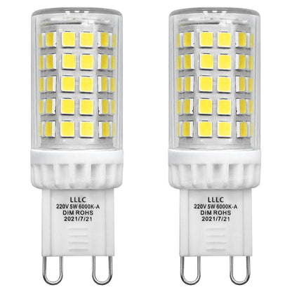Multipack 5W G9 LED Bulbs Dimmable Cool White 40W Equivalent - Energy Light Bulbs - Free delivery on all orders