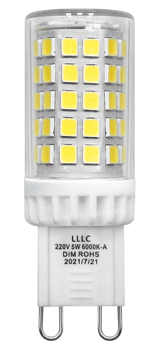 Multipack 5W G9 LED Bulbs Dimmable Cool White 40W Equivalent - Energy Light Bulbs - Free delivery on all orders