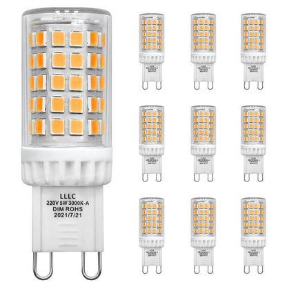 Multipack 5W G9 LED Bulbs Dimmable Warm White - Energy Light Bulbs - Free delivery on all orders