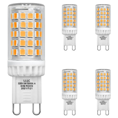 Multipack 5W G9 LED Bulbs Dimmable Warm White - Energy Light Bulbs - Free delivery on all orders