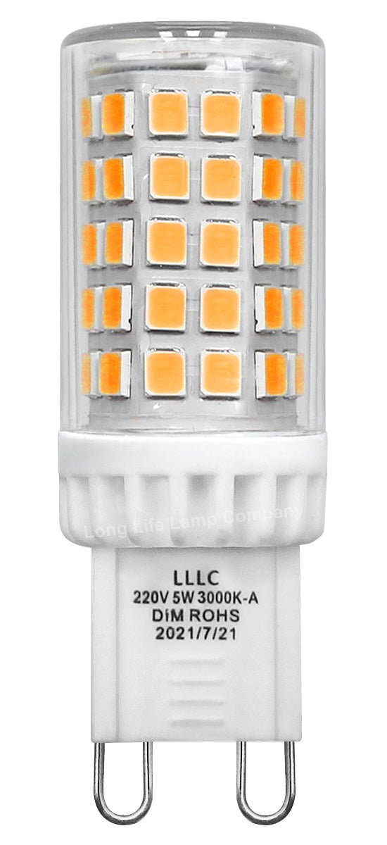 Multipack 5W G9 LED Bulbs Dimmable Warm White - Energy Light Bulbs - Free delivery on all orders