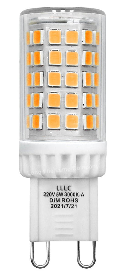 Multipack 5W G9 LED Bulbs Dimmable Warm White - Energy Light Bulbs - Free delivery on all orders