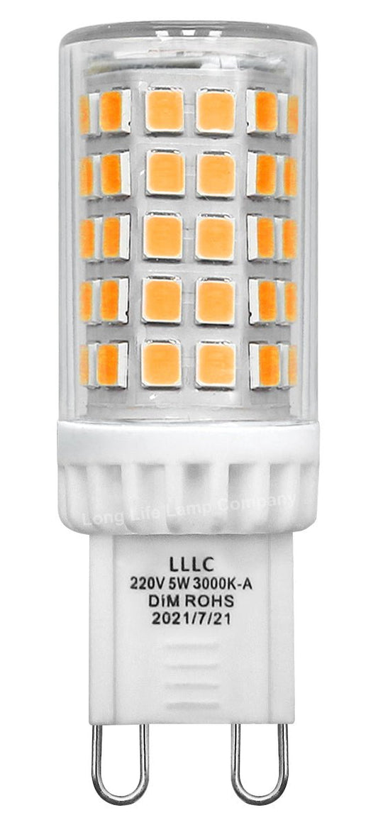 Multipack 5W G9 LED Bulbs Dimmable Warm White - Energy Light Bulbs - Free delivery on all orders