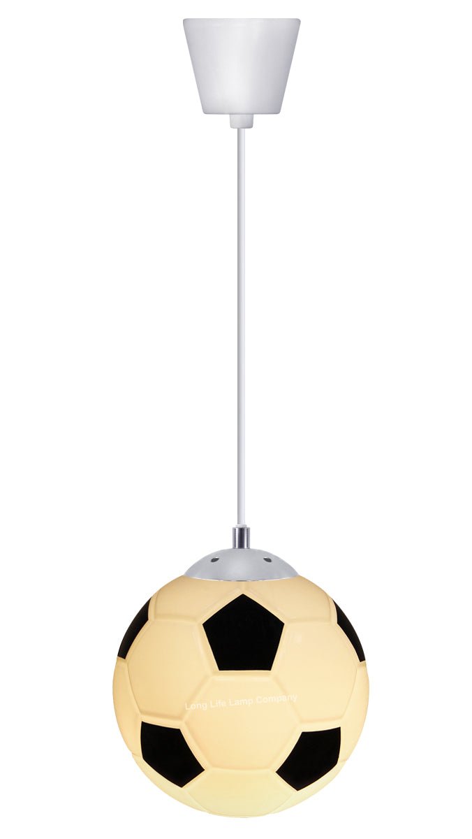 Novelty Football Ceiling Pendant Light Shade E27 Bulb Fitting - Energy Light Bulbs - Free delivery on all orders