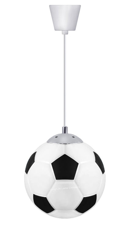Novelty Football Ceiling Pendant Light Shade E27 Bulb Fitting - Energy Light Bulbs - Free delivery on all orders