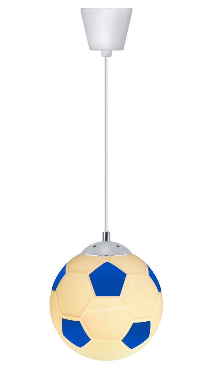 Novelty Football Ceiling Pendant Light Shade E27 Bulb Fitting - Energy Light Bulbs - Free delivery on all orders