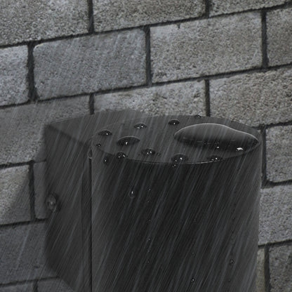 Outdoor Black Single Wall Light Stainless Steel IP65 ZLC018B - Free delivery on all orders