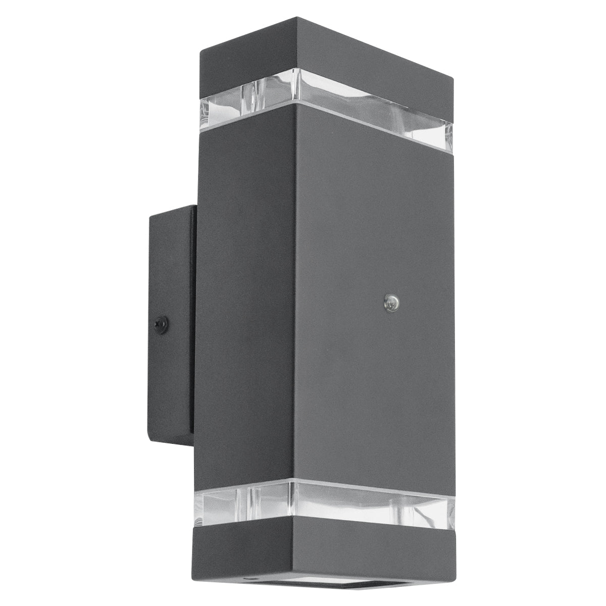Outdoor Dusk Till Dawn Wall Light Up Down IP44 Anthracite Black Automatic Sensor - Energy Light Bulbs - Free delivery on all orders