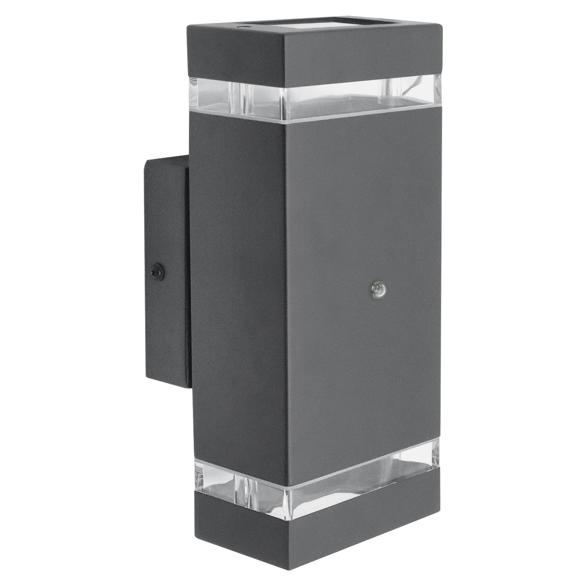 Outdoor Dusk Till Dawn Wall Light Up Down IP44 Anthracite Black Automatic Sensor - Energy Light Bulbs - Free delivery on all orders