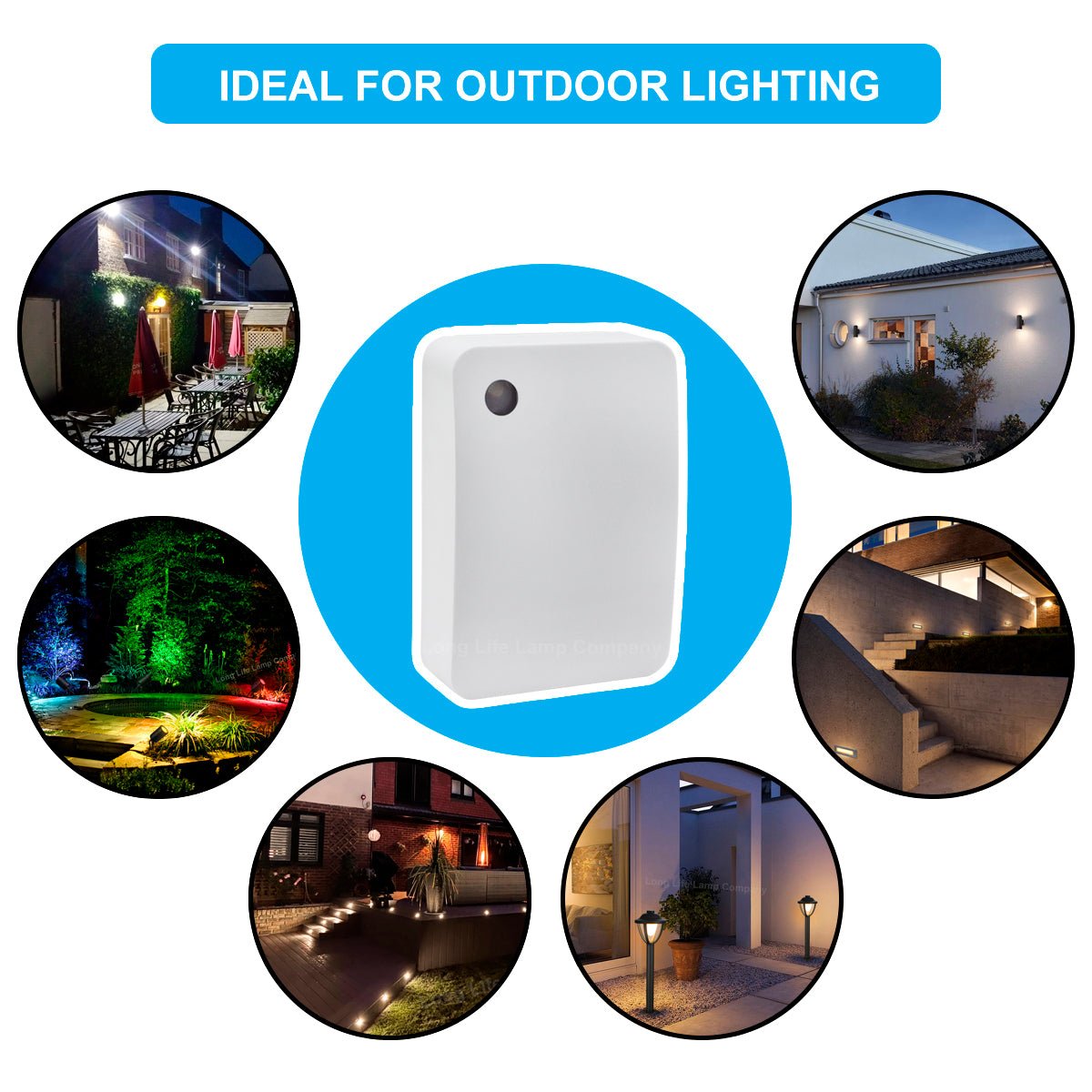 Outdoor Dusk to Dawn Photocell Sensor Light Switch IP44 - Energy Light Bulbs - Free delivery on all orders