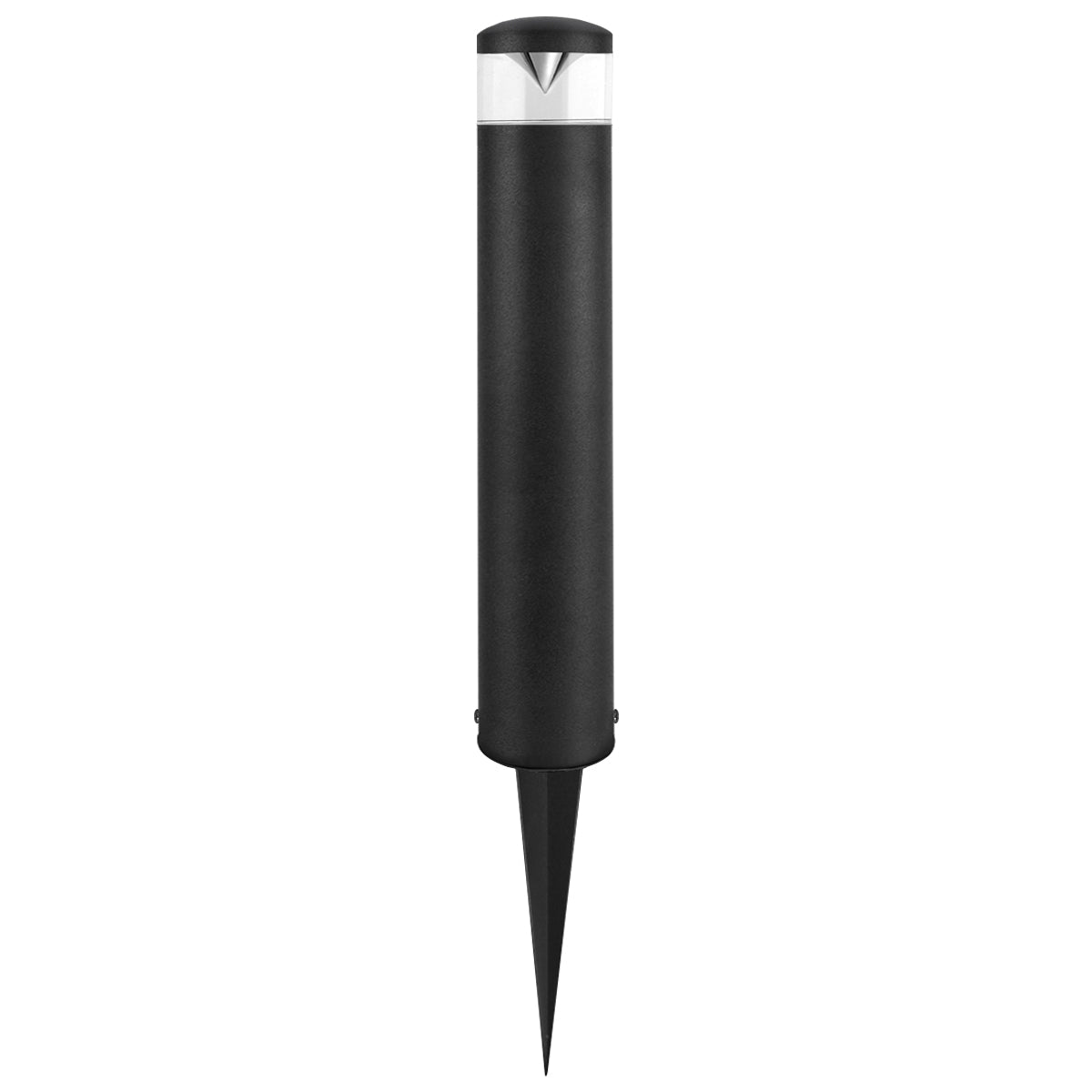 Outdoor Garden LED Bollard Ground Spike Light Black IP54 Warm White or Cool White - Energy Light Bulbs - Free delivery on all orders