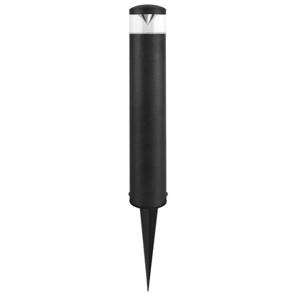 Outdoor Garden LED Bollard Ground Spike Light Black IP54 Warm White or Cool White - Energy Light Bulbs - Free delivery on all orders