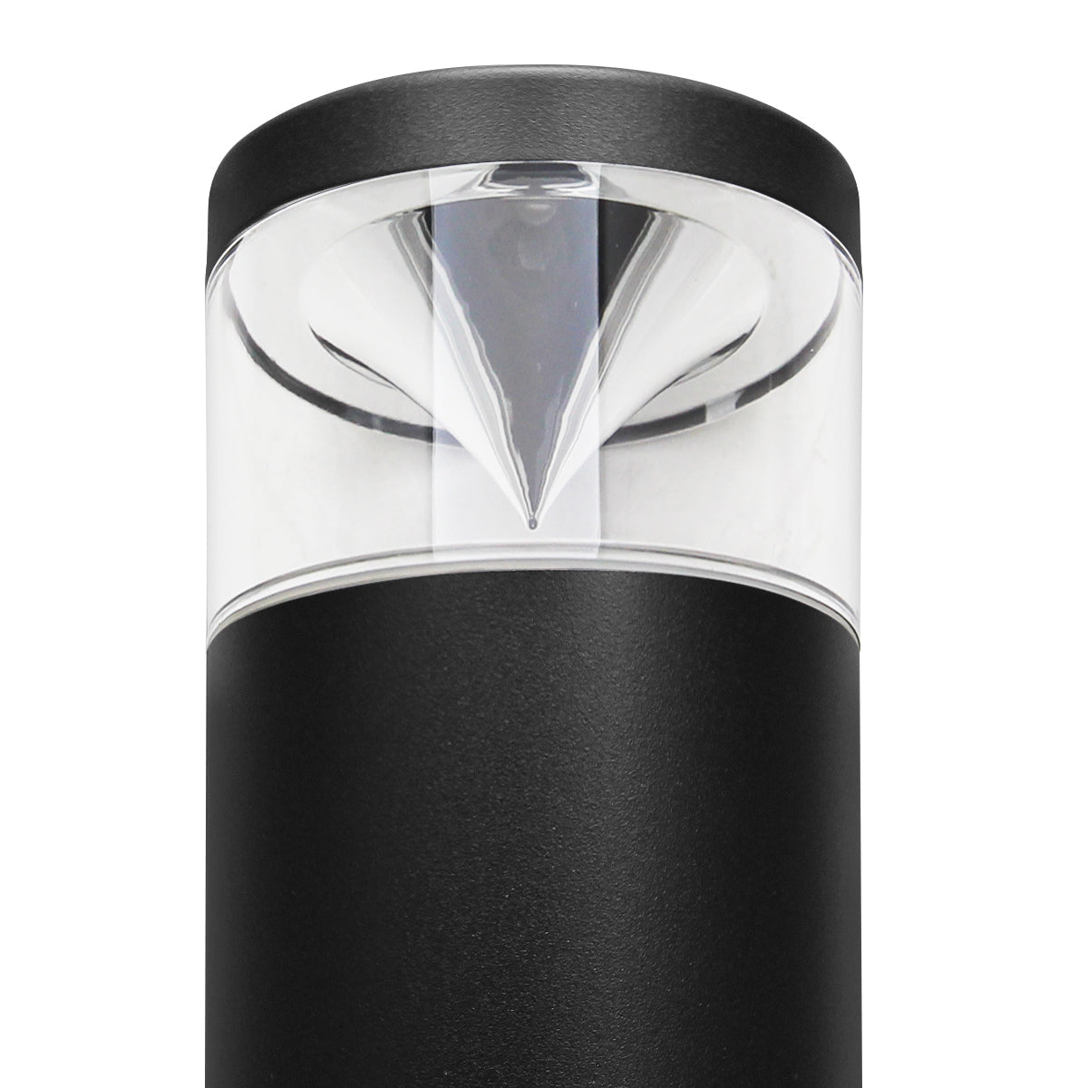 Outdoor Garden LED Bollard Ground Spike Light Black IP54 Warm White or Cool White - Energy Light Bulbs - Free delivery on all orders
