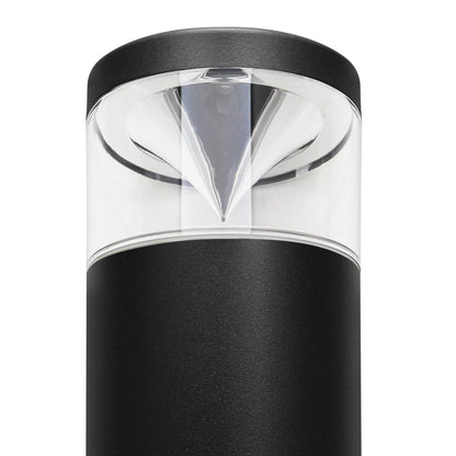 Outdoor Garden LED Bollard Ground Spike Light Black IP54 Warm White or Cool White - Energy Light Bulbs - Free delivery on all orders