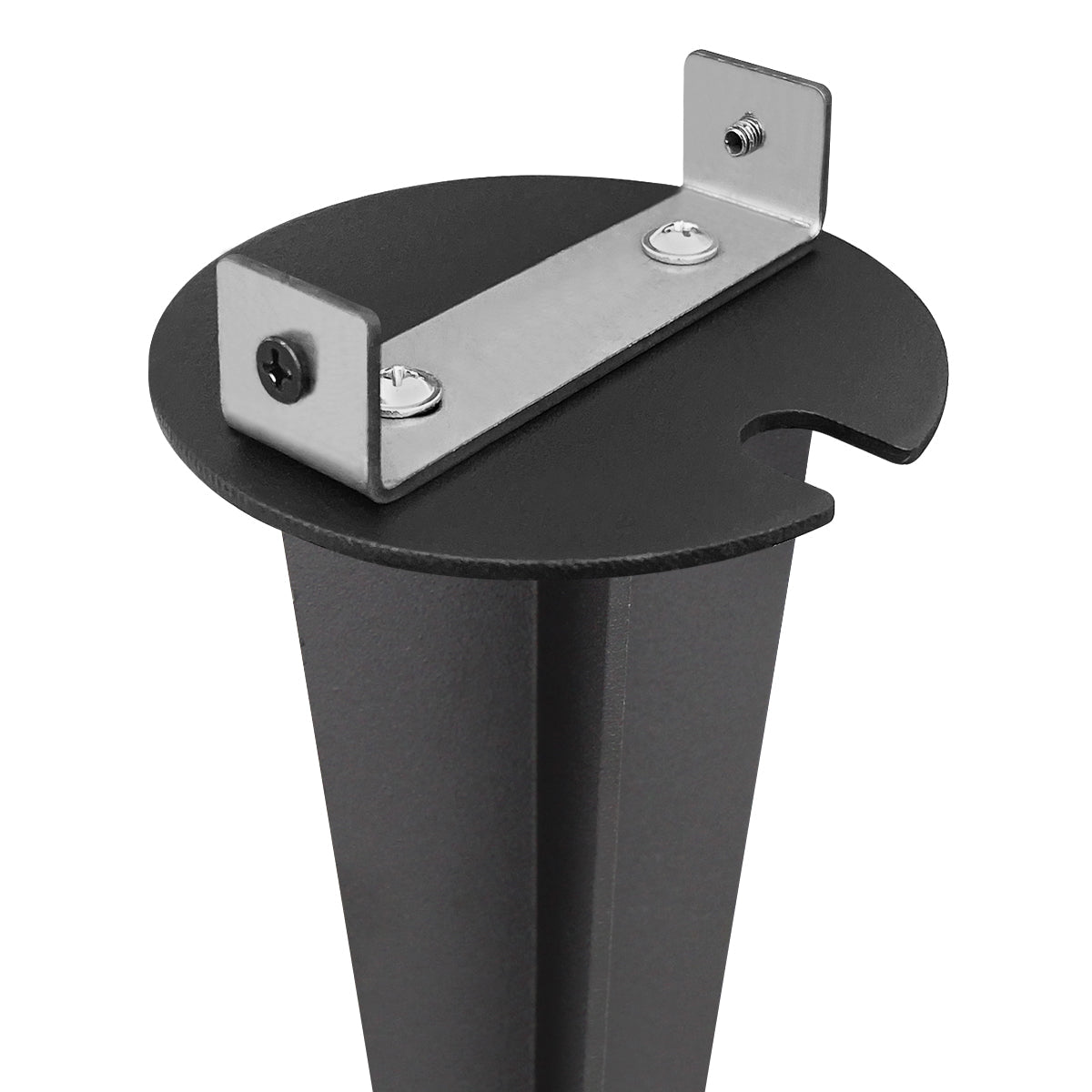 Outdoor Garden LED Bollard Ground Spike Light Black IP54 Warm White or Cool White - Energy Light Bulbs - Free delivery on all orders