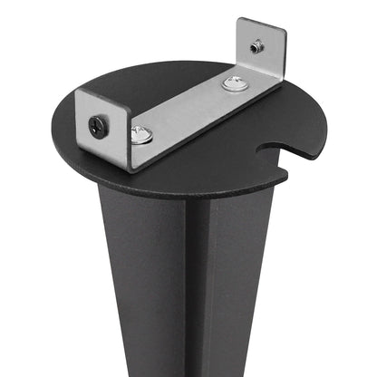 Outdoor Garden LED Bollard Ground Spike Light Black IP54 Warm White or Cool White - Energy Light Bulbs - Free delivery on all orders