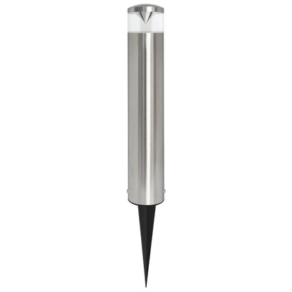 Outdoor Garden LED Bollard Ground Spike Light Stainless Steel IP54 Warm White or Cool White - Energy Light Bulbs - Free delivery on all orders