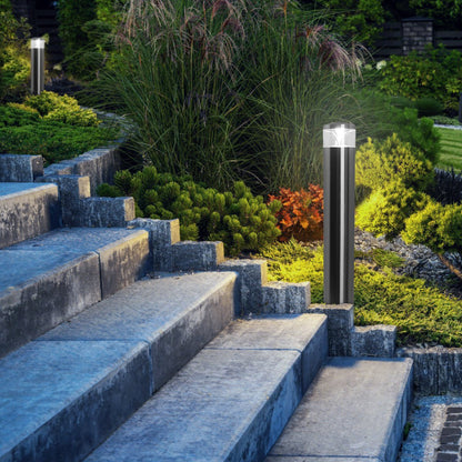 Outdoor Garden LED Bollard Ground Spike Light Stainless Steel IP54 Warm White or Cool White - Energy Light Bulbs - Free delivery on all orders