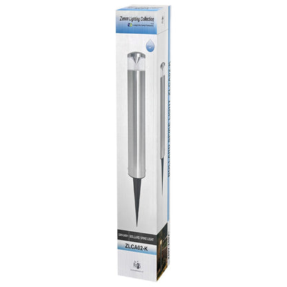 Outdoor Garden LED Bollard Ground Spike Light Stainless Steel IP54 Warm White or Cool White - Energy Light Bulbs - Free delivery on all orders