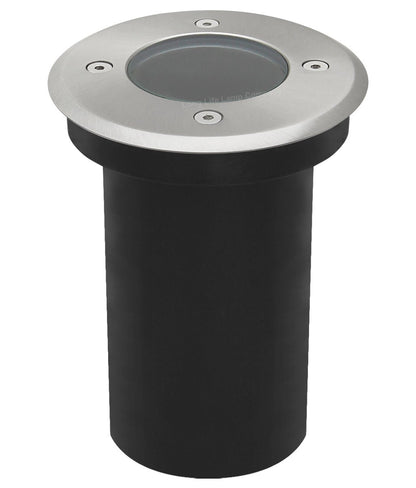 Outdoor Ground Walkover Lights GU10 IP67 Round Decking Light Stainless Steel - Energy Light Bulbs - Free delivery on all orders