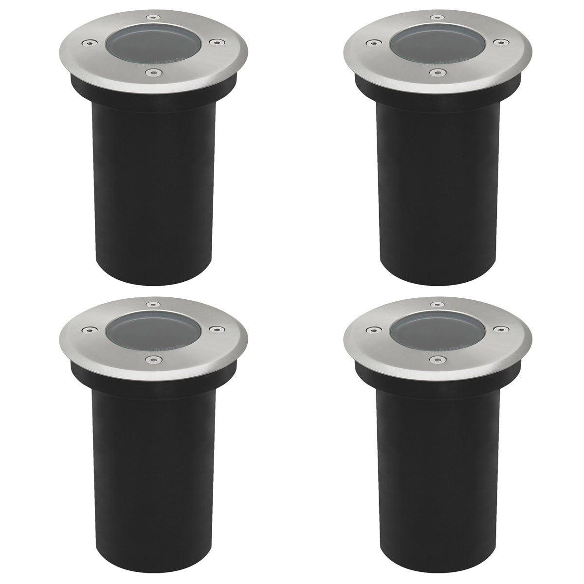 Outdoor Ground Walkover Lights GU10 IP67 Round Decking Light Stainless Steel - Energy Light Bulbs - Free delivery on all orders