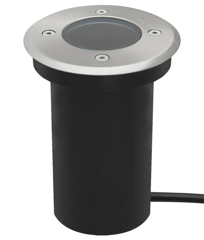 Outdoor Ground Walkover Lights GU10 IP67 Round Decking Light Stainless Steel - Energy Light Bulbs - Free delivery on all orders