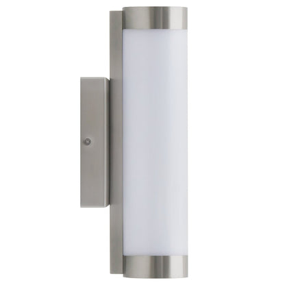 Outdoor LED Wall Light Natural White 4000k Stainless Steel Opal - Energy Light Bulbs - Free delivery on all orders