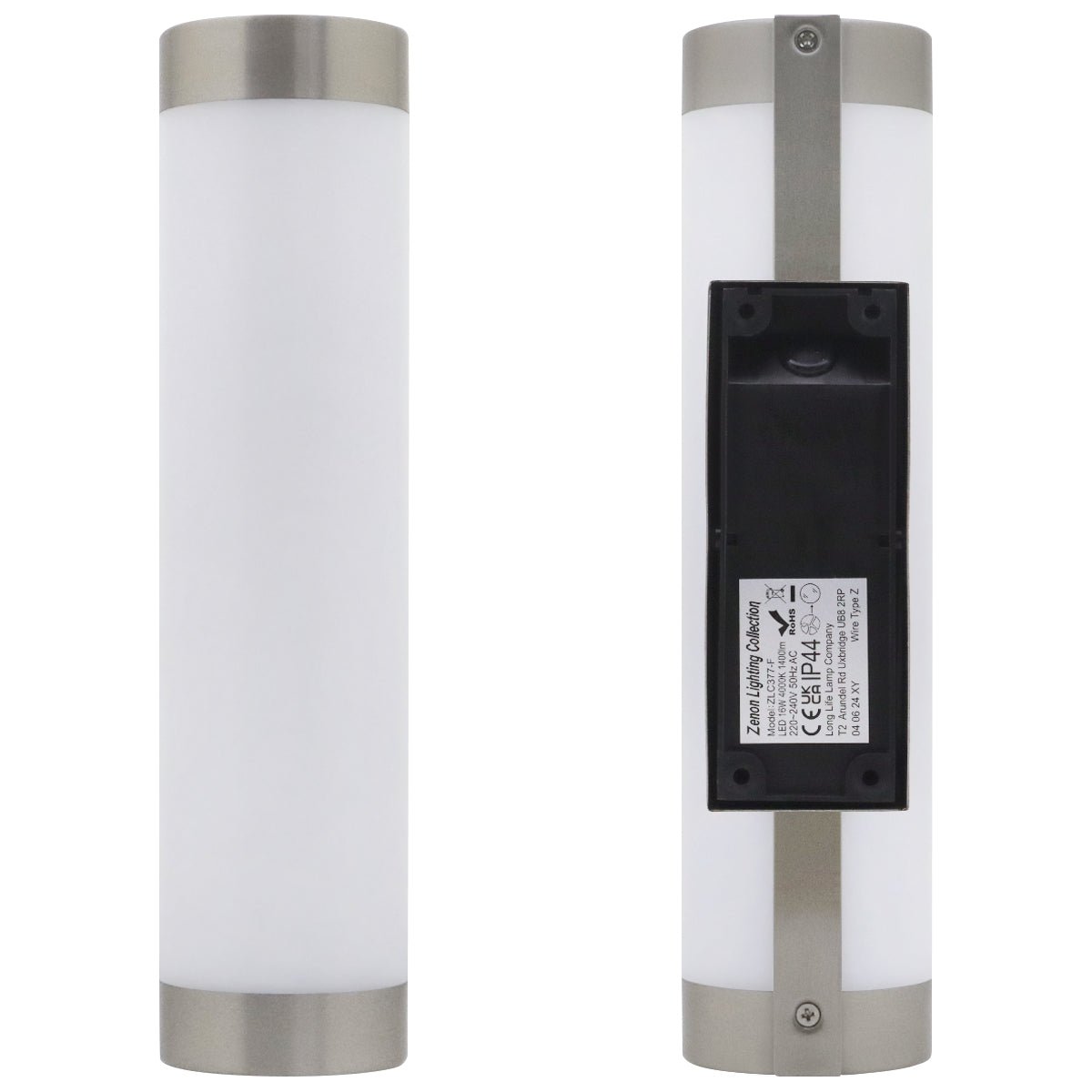 Outdoor LED Wall Light Natural White 4000k Stainless Steel Opal - Energy Light Bulbs - Free delivery on all orders