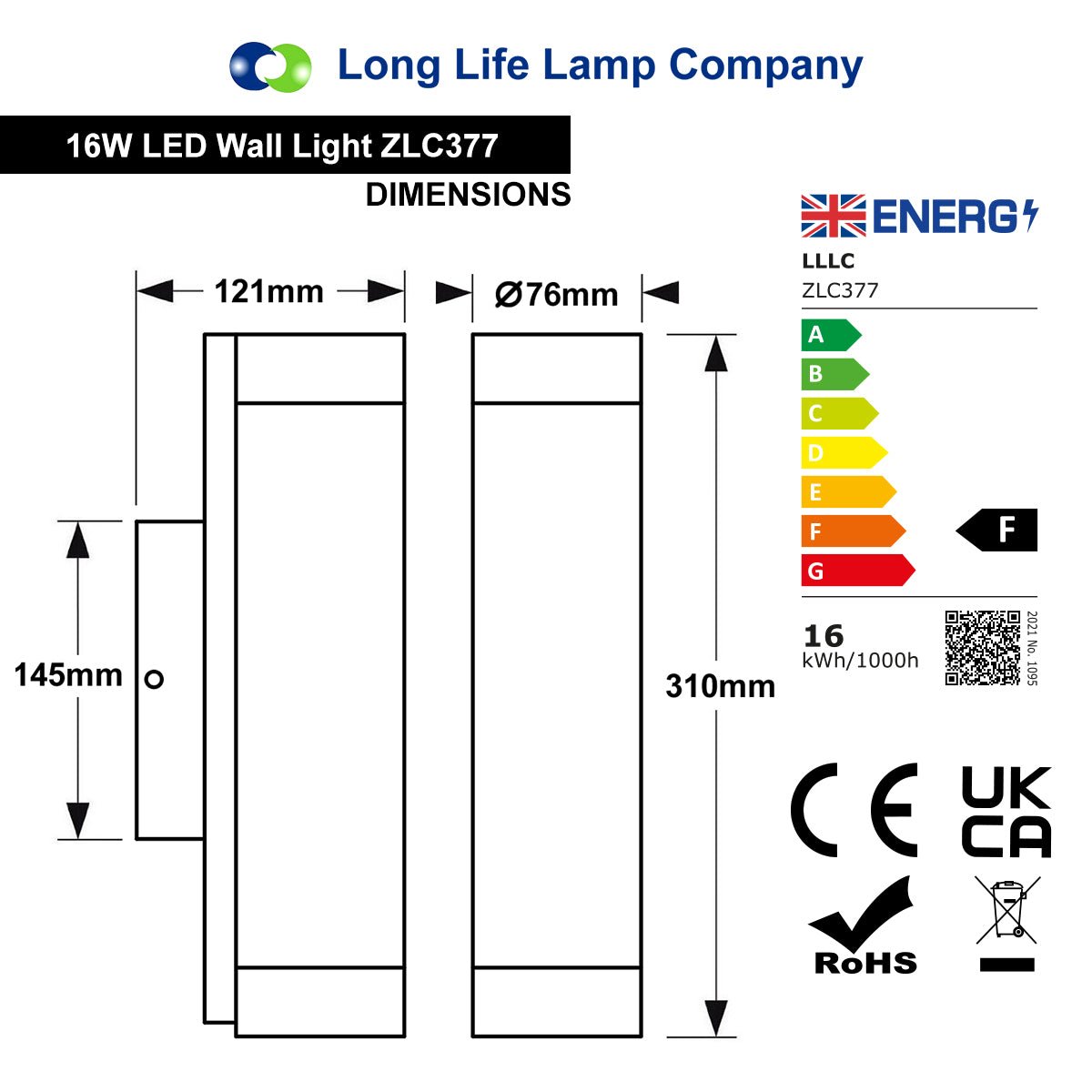 Outdoor LED Wall Light Natural White 4000k Stainless Steel Opal - Energy Light Bulbs - Free delivery on all orders