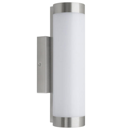 Outdoor LED Wall Light Natural White 4000k Stainless Steel Opal - Energy Light Bulbs - Free delivery on all orders