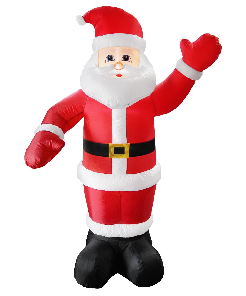 Outdoor Santa Claus Self Inflating with Plug 6ft Father Christmas LED Illuminated - Energy Light Bulbs - Free delivery on all orders