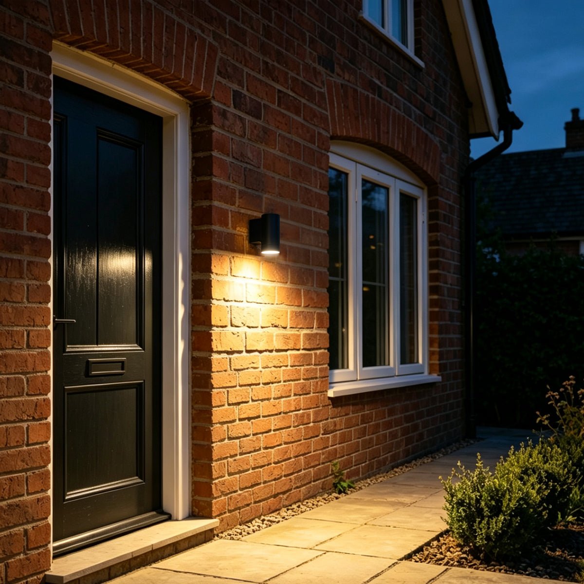 Outdoor Single Wall Light Black Stainless Steel IP65 ZLC018B with 4w, 5w, 6w LED Warm or Cool - Free delivery on all orders