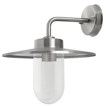 Outdoor Stainless Steel Wall Light IP44 Down Light Heritage Style - Energy Light Bulbs - Free delivery on all orders