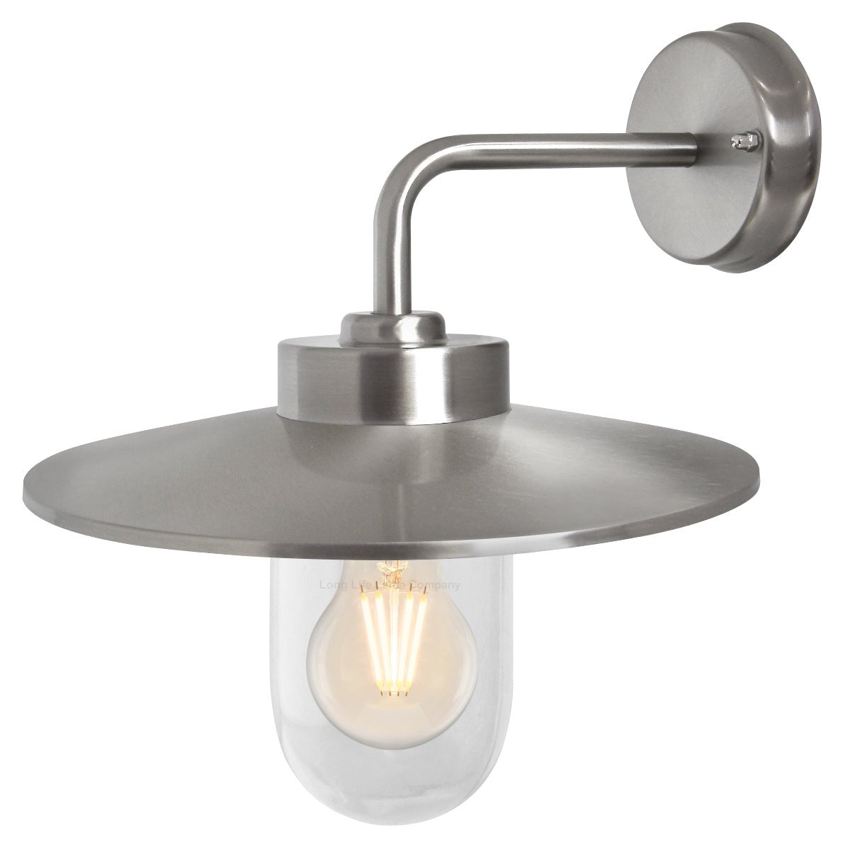Outdoor Stainless Steel Wall Light IP44 Down Light Heritage Style - Energy Light Bulbs - Free delivery on all orders