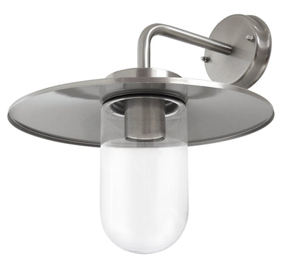 Outdoor Stainless Steel Wall Light IP44 Down Light Heritage Style - Energy Light Bulbs - Free delivery on all orders