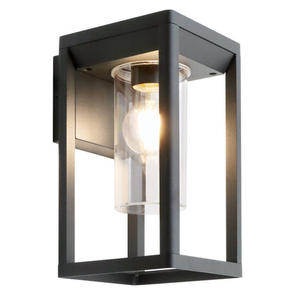 Outdoor Wall Light Lantern Clear Diffuser Rectangular Lantern with LED 4w Warm - Energy Light Bulbs - Free delivery on all orders
