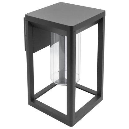 Outdoor Wall Light Lantern Clear Diffuser Rectangular Lantern with LED 4w Warm - Energy Light Bulbs - Free delivery on all orders