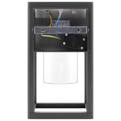 Outdoor Wall Light Lantern Clear Diffuser Rectangular Lantern with LED 4w Warm - Energy Light Bulbs - Free delivery on all orders