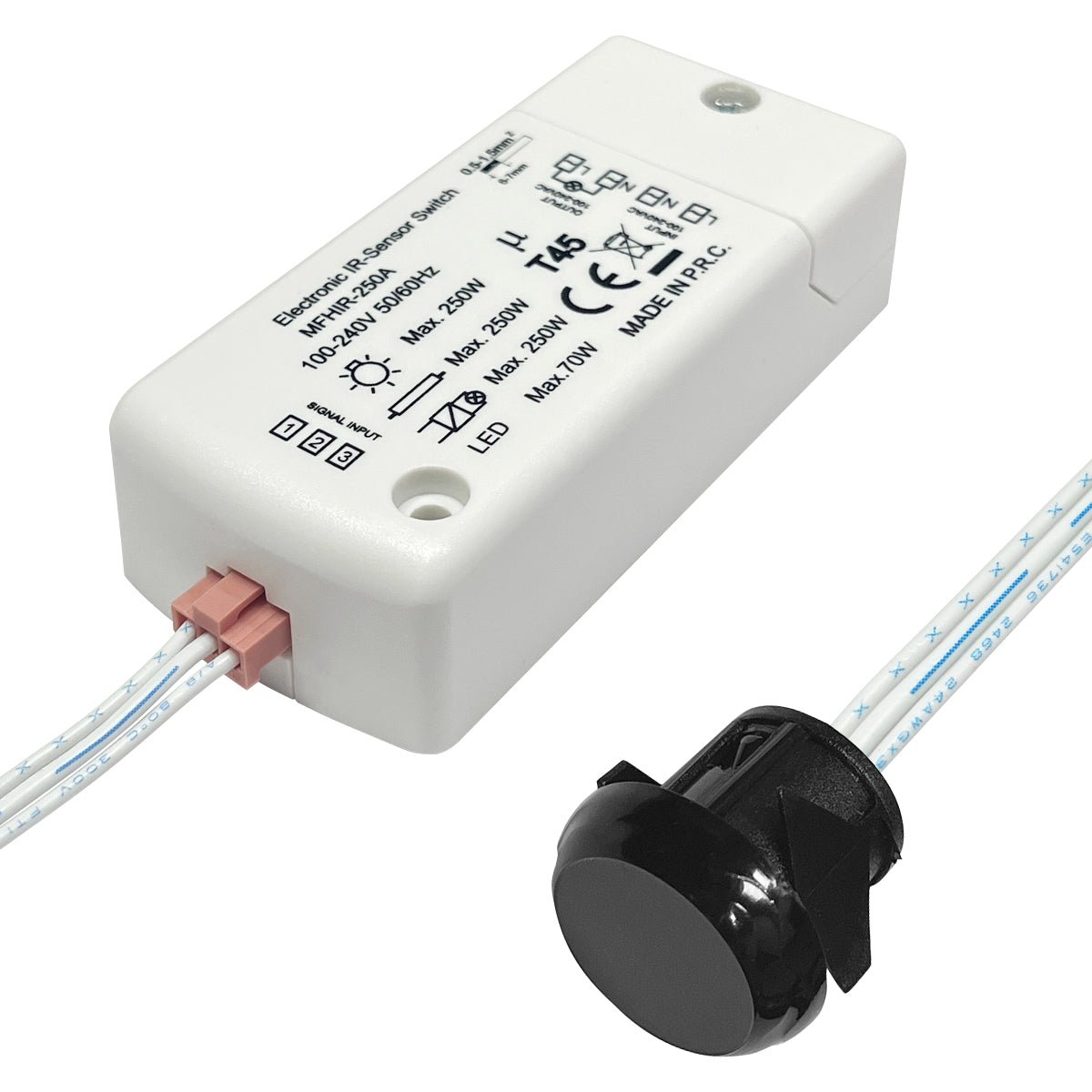 Outside Of Cabinet Hand Movement 250W IR Sensor Switch Max 70w for LEDs - Energy Light Bulbs - Free delivery on all orders