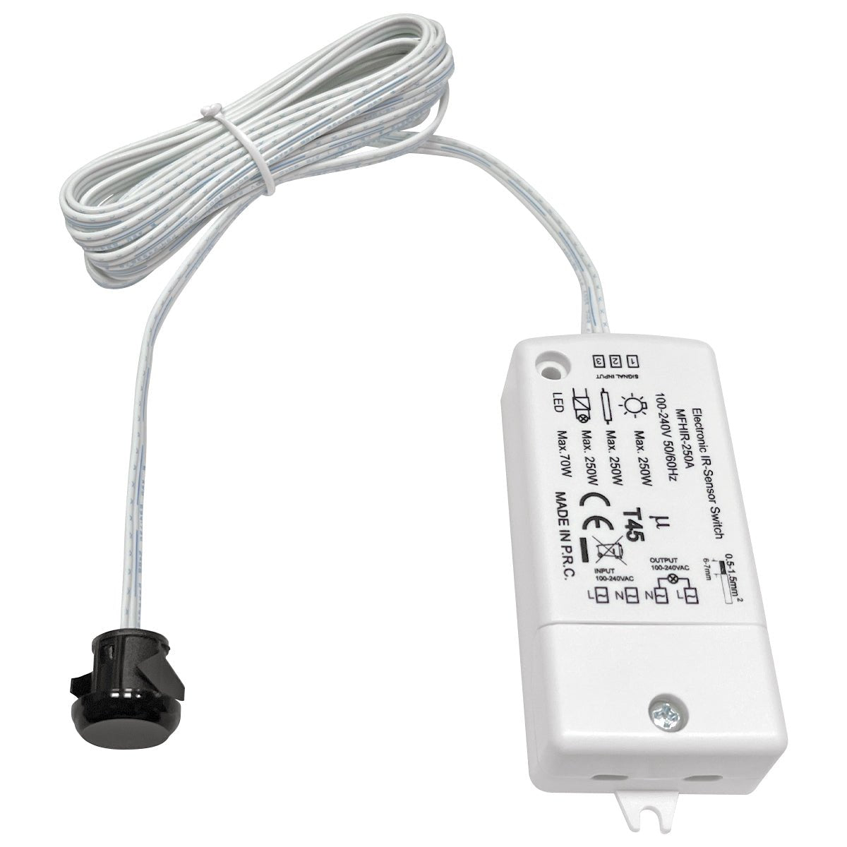 Outside Of Cabinet Hand Movement 250W IR Sensor Switch Max 70w for LEDs - Energy Light Bulbs - Free delivery on all orders